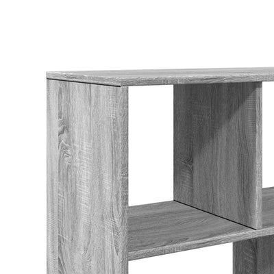 Kirjahylly harmaa Sonoma 100x33x156,5 cm tekninen puu