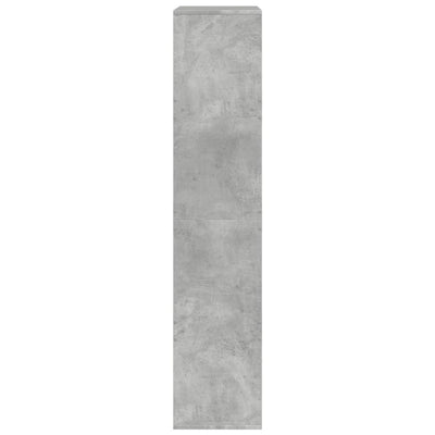Kirjahylly betoninharmaa 100x33x155,5 cm tekninen puu