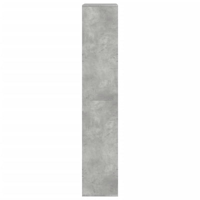 Kirjahylly betoninharmaa 100x33x175 cm tekninen puu