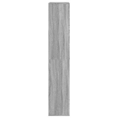 Kirjahylly harmaa Sonoma 100x33x175 cm tekninen puu