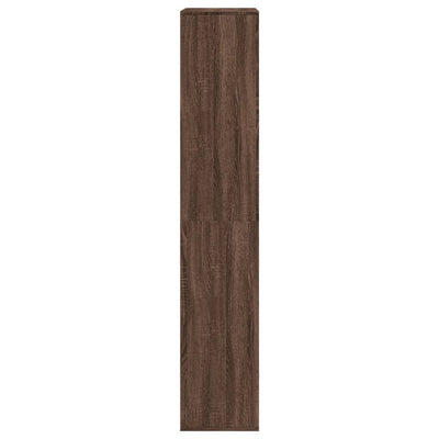 Kirjahylly ruskea tammi 100x33x175 cm tekninen puu