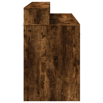 Savutammi työpöytä led-valoilla Sakari 120x55x91cm (puinen)