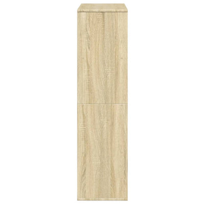 Huoneenjakaja Sonoma-tammi 100x33x125,5 cm tekninen puu