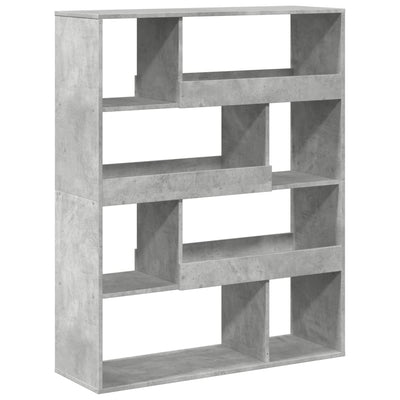 Huoneenjakaja betoninharmaa 100x33x125,5 cm tekninen puu