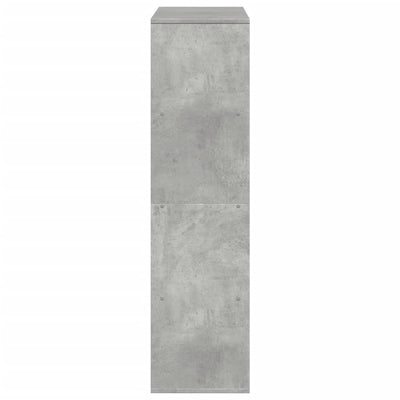 Huoneenjakaja betoninharmaa 100x33x125,5 cm tekninen puu