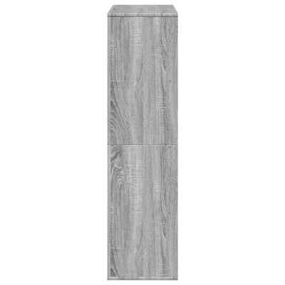 Huoneenjakaja harmaa Sonoma 100x33x125,5 cm tekninen puu