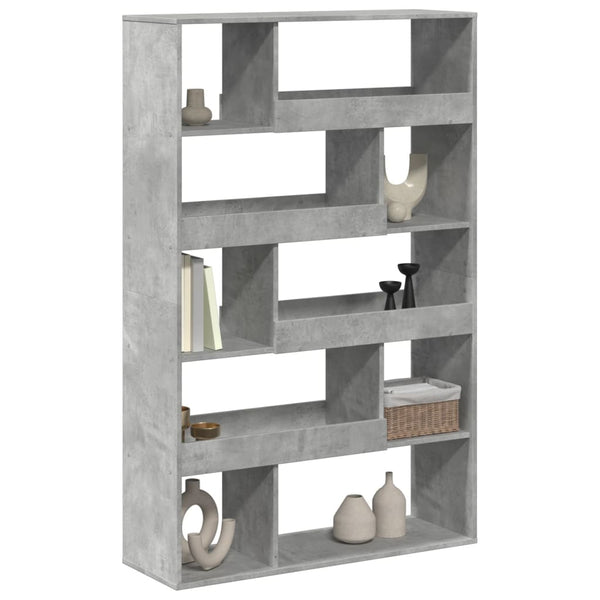 Huoneenjakaja betoninharmaa 100x33x156,5 cm tekninen puu