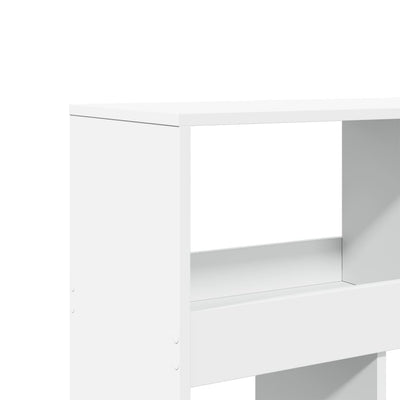 Huoneenjakaja valkoinen 100x33x125,5 cm tekninen puu
