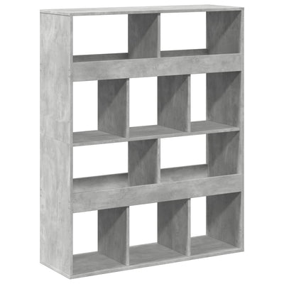 Huoneenjakaja betoninharmaa 100x33x125,5 cm tekninen puu