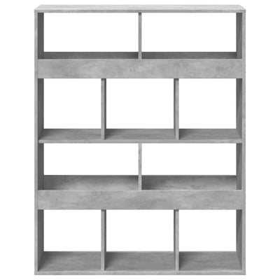 Huoneenjakaja betoninharmaa 100x33x125,5 cm tekninen puu