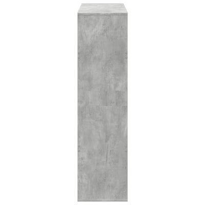 Huoneenjakaja betoninharmaa 100x33x125,5 cm tekninen puu