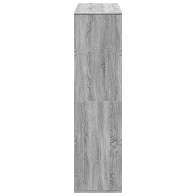 Huoneenjakaja harmaa Sonoma 100x33x125,5 cm tekninen puu