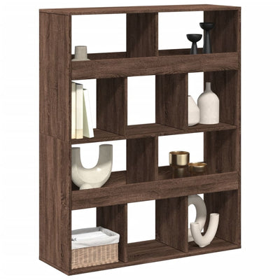 Ruskea tammi huoneenjakaja Antoanete 100x33x125,5cm (puinen)