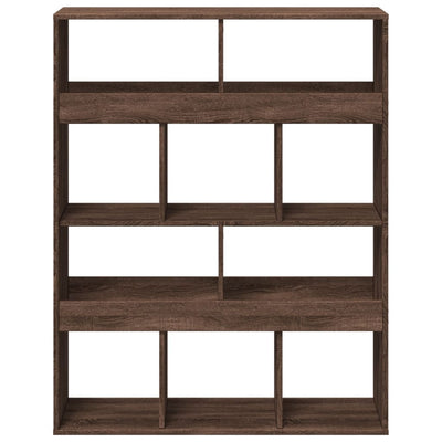 Huoneenjakaja ruskea tammi 100x33x125,5 cm tekninen puu