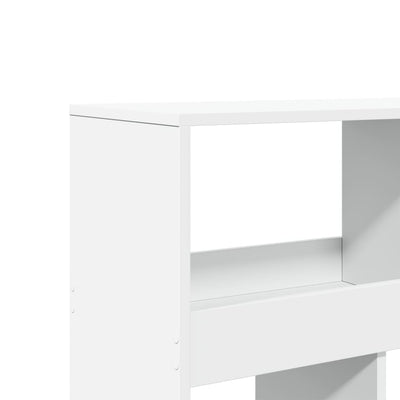 Huoneenjakaja valkoinen 100x33x187,5 cm tekninen puu