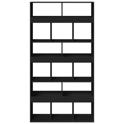 Huoneenjakaja musta 100x33x187,5 cm tekninen puu