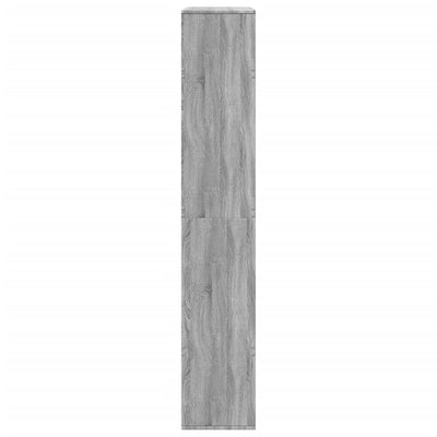 Huoneenjakaja harmaa Sonoma 100x33x187,5 cm tekninen puu