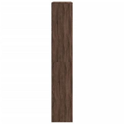 Huoneenjakaja ruskea tammi 100x33x187,5 cm tekninen puu