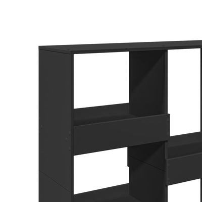 Huoneenjakaja musta 100x33x115 cm tekninen puu