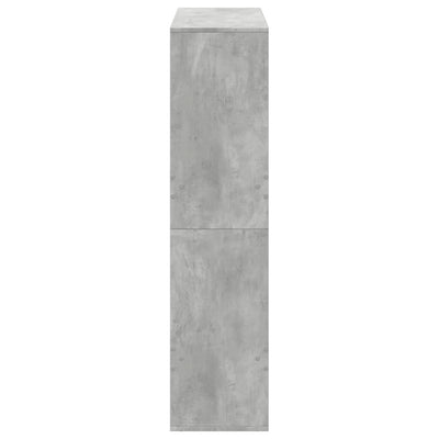 Betoninharmaa huoneenjakaja Iorgus 100x33x135cm (puinen)