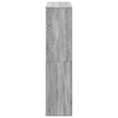 Huoneenjakaja harmaa Sonoma 100x33x135 cm tekninen puu