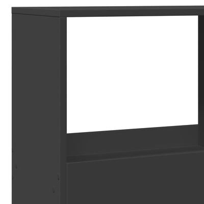 Musta huoneenjakaja Iorgus 100x33x155,5cm (puinen)