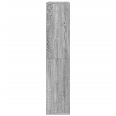 Huoneenjakaja harmaa Sonoma 100x33x155,5 cm tekninen puu