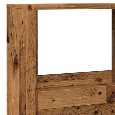 Huoneenjakaja vanha puu 100x33x155,5 cm tekninen puu