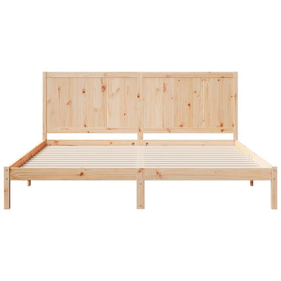 Sängynrunko erikoispitkä ilman patjaa 200x220 cm massiivipuu