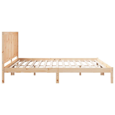 Sängynrunko erikoispitkä ilman patjaa 200x220 cm massiivipuu