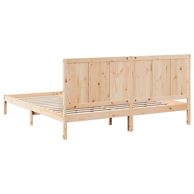 Sängynrunko erikoispitkä ilman patjaa 200x220 cm massiivipuu