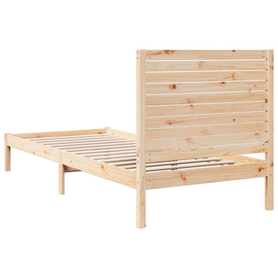 Sängynrunko erikoispitkä ilman patjaa 90x210 cm massiivipuu