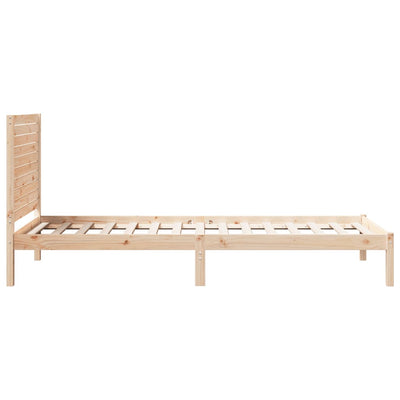 Sängynrunko erikoispitkä ilman patjaa 90x220 cm massiivipuu