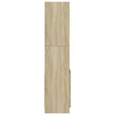 Kaappi Sonoma-tammi 92x33x140 cm tekninen puu