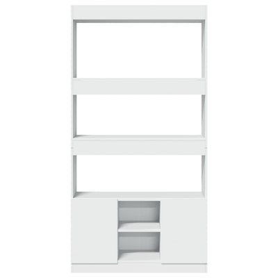 Kaappi valkoinen 92x33x180 cm tekninen puu