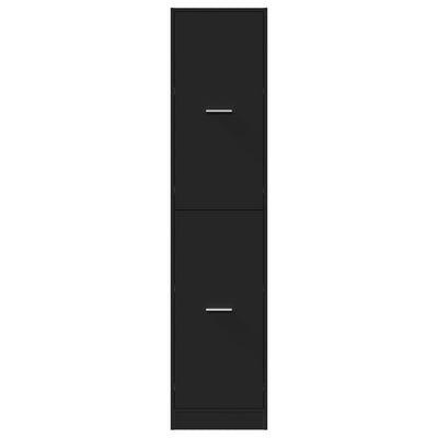 Musta apteekkarinkaappi Var 40x41x174,5cm (puinen)