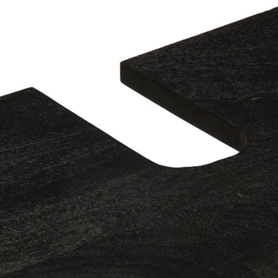 Musta kylpyhuonekalustesarja Voronca (2-osainen, puinen)