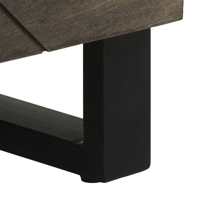 Musta senkit Duviea 60x33x75cm (2 kpl massiivipuu mango)