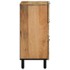 Senkit 2 kpl Ruskea 60x33x75 cm Massiivipuu Mango