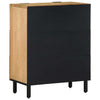 Senkit 2 kpl Ruskea 60x33x75 cm Massiivipuu Mango