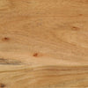 Sivupöytäsarja 2 kpl 120 x 33 x 75 cm Tiheä akasiapuu