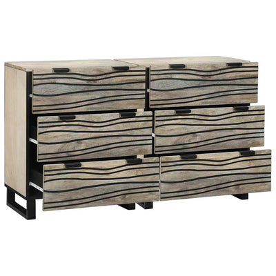 Sivupöydät 2 pcs Valkoinen 60 x 33.5 x 75 cm täysi mangopuu