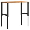 Työpenkki v.ruskea 100x60x(71,5-98) cm täysi tammi