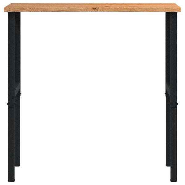 Työpenkki v.ruskea 100x60x(71,5-98) cm täysi tammi