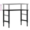 Työpenkki t.ruskea 100x60x(71,5-98) cm täysi tammi