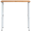 Työpenkki v.ruskea 100x60x(71,5-98) cm täysi tammi