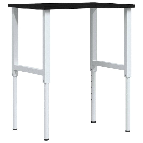 työpöytä tummanruskea 80x60x(71,5-98) cm massiivipuutammea