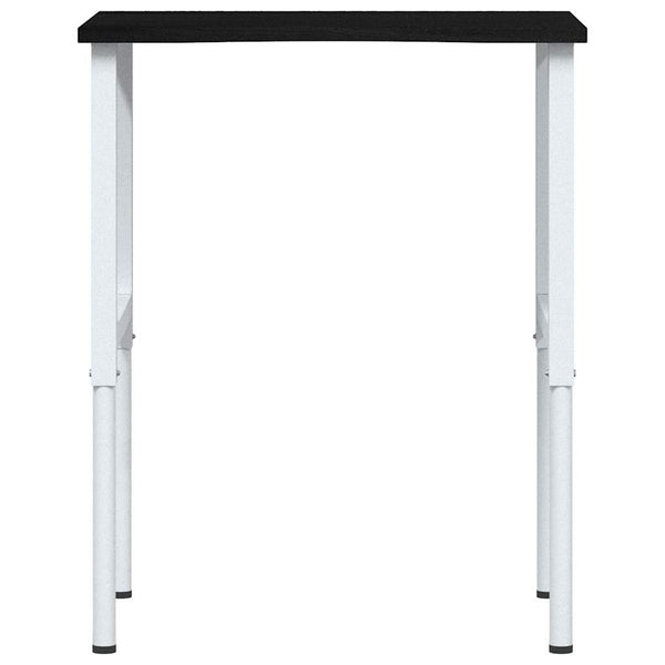 työpöytä tummanruskea 80x60x(71,5-98) cm massiivipuutammea