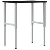 työpöytä tummanruskea 80x60x(71,5-98) cm massiivipuutammea