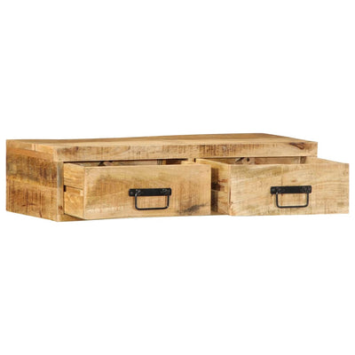 Seinä-TV-kaappi 80x30x19 cm Massiivipuuta mango